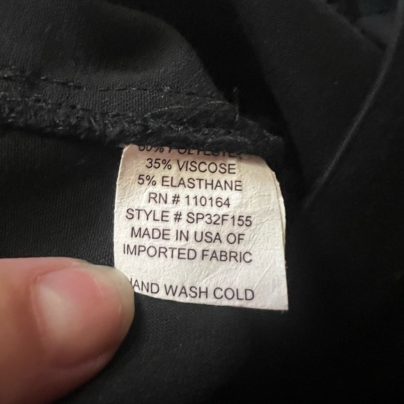 Avenue Montaigne Black Pants Size 2 - Picture 7 of 8